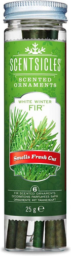 Scentsicles, White Winter Fir Scented Ornament Olor A Pino