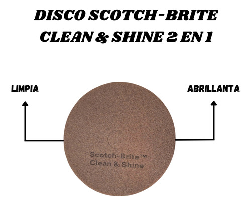 Disco Clean Shine 24 Scotch Brite 3m