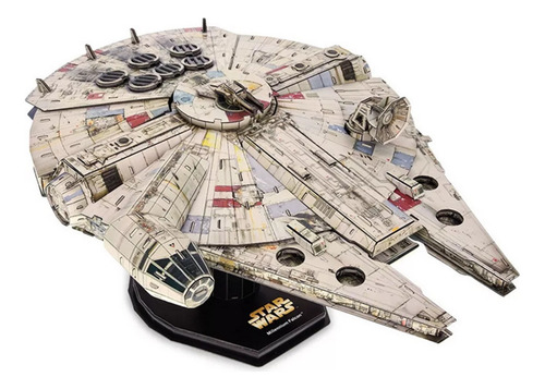 4d Puzzles 29945 Star Wars Nave Halcon Milenario Rompecabeza