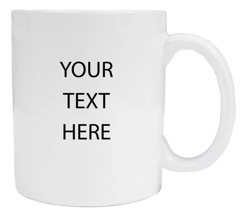 Taza Blanca Personalizada Sublimada De 11oz