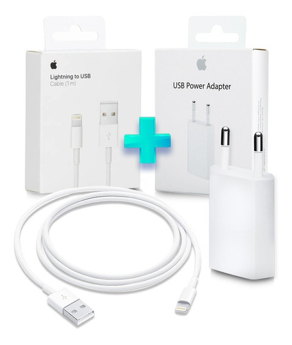 Cargador + Cable Original iPhone 6,7,8,se,x,xs,11,12 - Otec