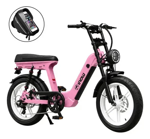 Bicicleta Eletrica Inow X25 Rosa Bike Autopropelido 50km Rosa 20
