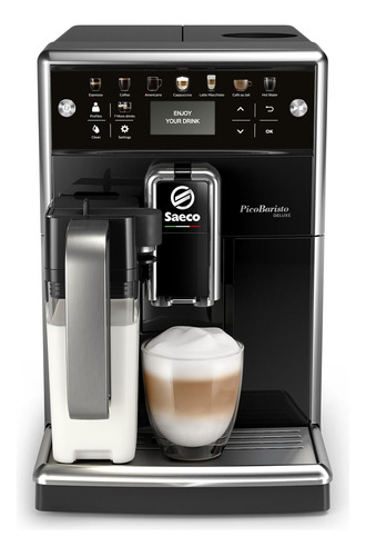 Philips Saeco Picobaristo Deluxe Sm5570/10 - Cafetera Súper