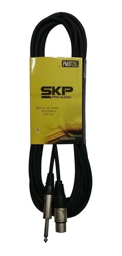 Cable Plug 1/4 Mono A Jack Xlr (canon) Skp Profesional Escar