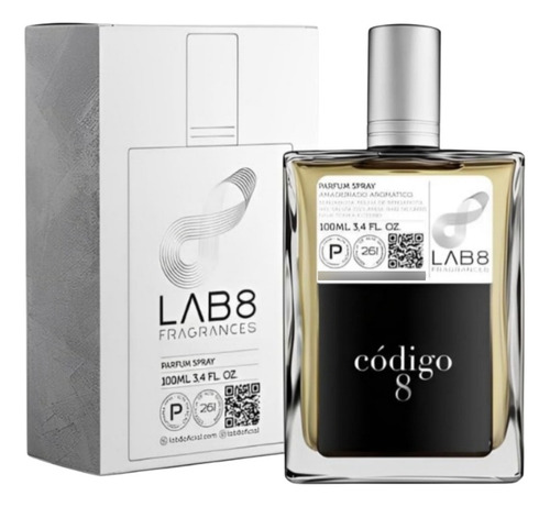 Perfume Código 8 - Masculino 100ml - Lançamento Lab 8