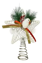 Comprar Adorno Puntero Árbol De Navidad Estrella Navideñas 15cm