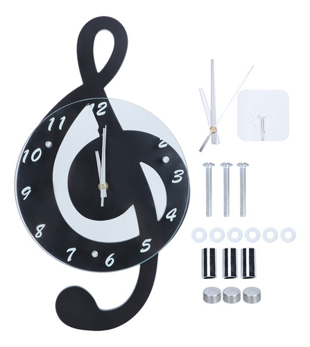 Reloj De Pared, Innovador, Con Notas Musicales, Electrónico,