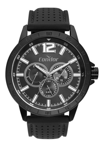 Relógio Masculino Condor Traveler Co6p29je/4p 48mm Silicone