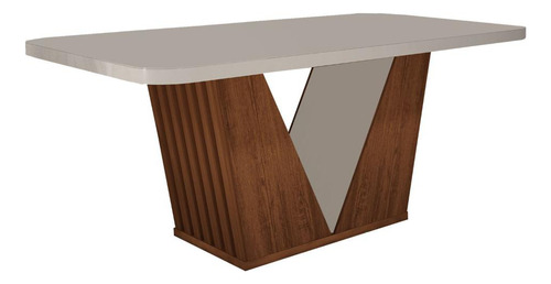 Sala De Jantar 180x90 Fenix Ame/off Bom Pastor 6 Cadeiras
