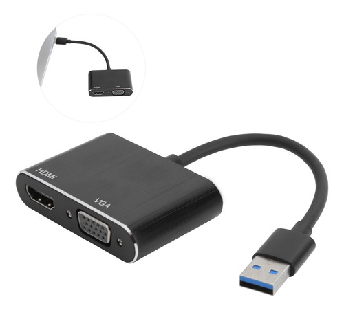 Adaptador De Pantalla Usb 3.0 A Vga/hdmi