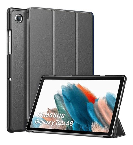 Funda Para Galaxy Tab A8 10.5 PuLG 2022 Sm-x200 Gris Espacio