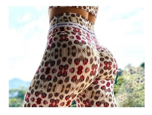 Imagem 5 de 6 de Calça Legging Com Franzido Empina Bumbum Ref. 907