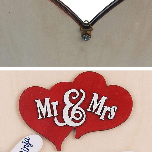 Recepción De Boda En Forma De Corazón Libro De Invitados