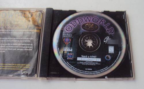 Oddworld - Obe Oddysee Original Tectoy Para Pc - Funcionando (Usado)