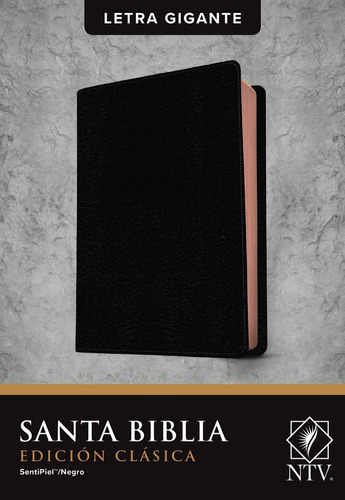 Biblia Edición Clásica Letra Gigante Ntv Sentipiel Negro