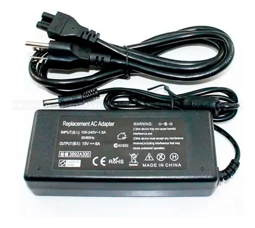 Cargador Adaptador 15v - 6a Multiusos 