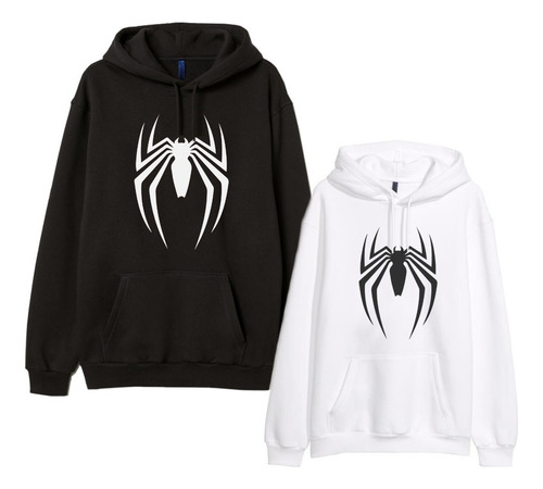 2 Sudaderas Hoodies Spiderman Pareja Pack De Sudaderas