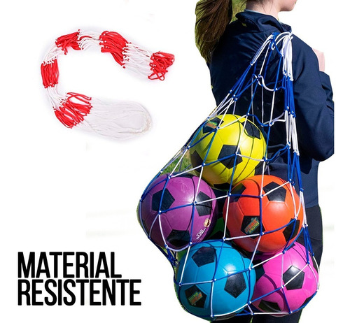 Red Para Balones Hasta 10 Balones Nilón Resistente