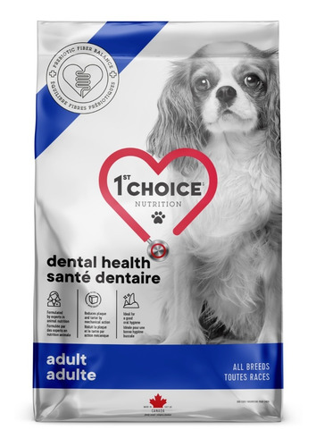 Imagen 1 de 2 de Alimento Salud Dental Para Perro Sabor Pollo 1st Choice 2kg