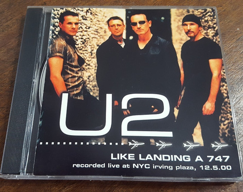 U2 - Like Landing A 747 Cd Nyc 2000 Bono Pearl Jam Radiohead