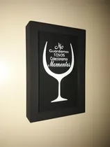 Comprar 2 Cuadro Vinos - Guarda Corchos - 20x30 Dia Del Padre