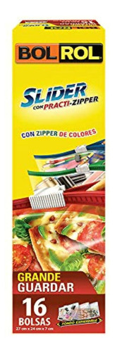 Bol Rol Slider Bolsas Herméticas Con Slider De Colores