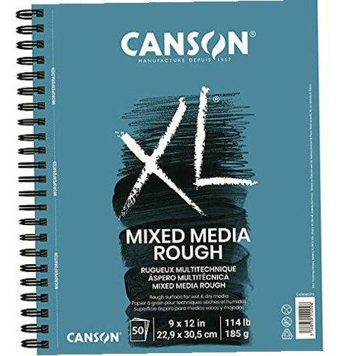 Canson Xl Series Rough Mix Media, 9 X 12 Pulgadas