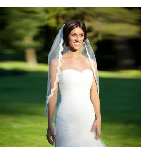 Velo De Novia Puntas Al Dedo | Importados