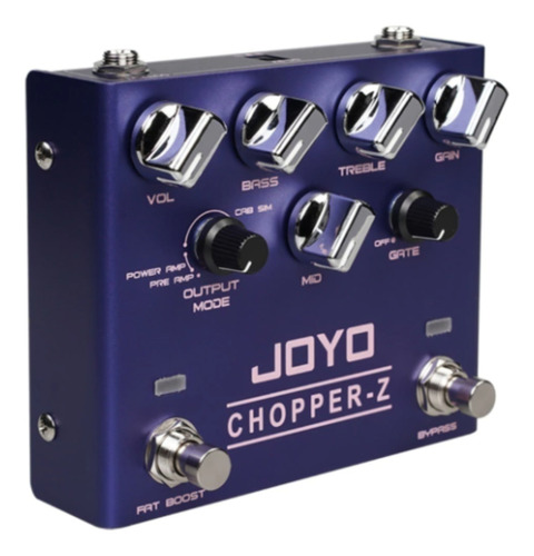 Pedal Joyo R18 Chopper Z Simulador High Gain Roxo