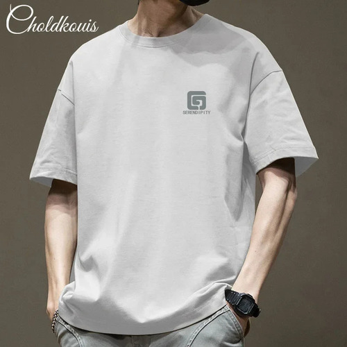 Camiseta De Manga Corta De Algodón Puro Para Hombre Y Mujer