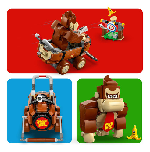 Lego® Super Mario: Mario Kart: Donkey Kong Y Jumbo Dk 72033; 387 Mario Bros