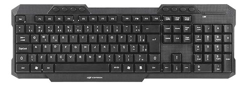 Combo C3tech Sem Fio K-w10bk Preto, Teclado E Mouse