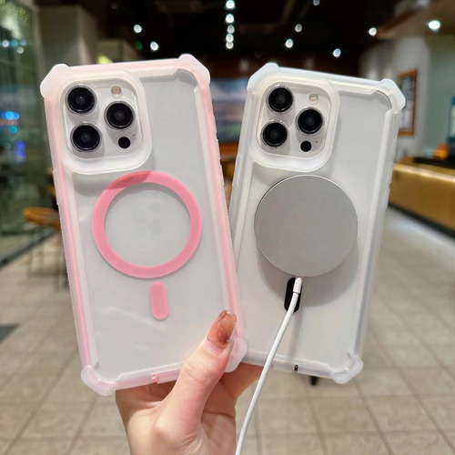 Funda Para iPhone Uso Rudo Defender 2 En 1 Con Magsafe