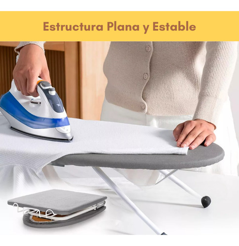 Burro De Planchar Tabla Plegable Para Sobre Mesa O Cama