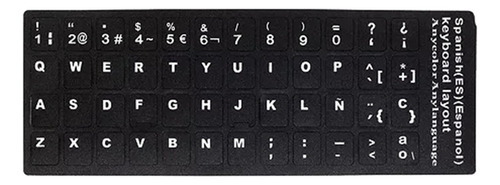 Sticker Letras Adhesivas Para Reparar Teclado En Español