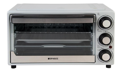 Horno De Mesa Eléctrico (multigas) Top House Kws Kws1318j-d2 18l Plateado 220v