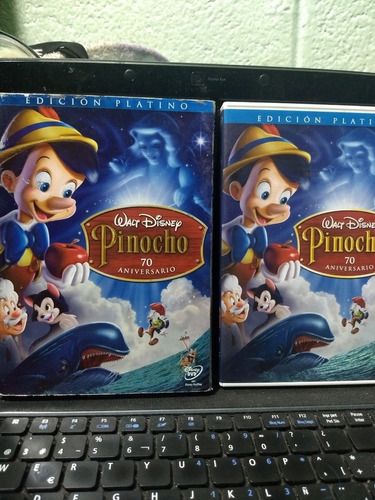 Dvd Doble Pinocho Walt Disney Pixar Caricaturas