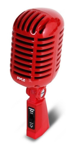 Microfono Pyle Pro Pdmicr42r Classic Retro Dynamic Vocal - O