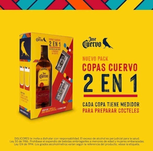 Imagen 3 de 4 de Tequila Jose Cuervo Especial, Bot 750ml - mL a $140