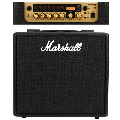 Marshall Code 25 Amplificador Guitarra 25w Digital Bluetooth