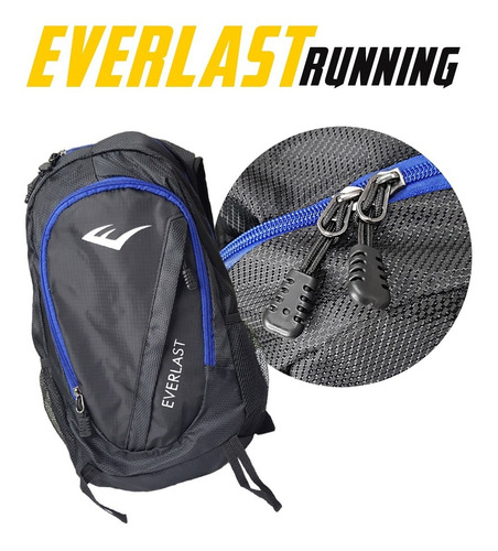 Imagen 5 de 10 de Mochila Everlast Running Botella Shaker Termica 21732