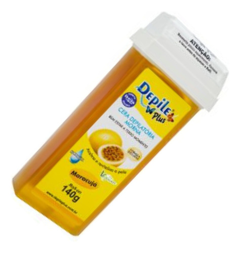Cera Depilatória Hidrossolúvel Roll-on Maracujá 140g
