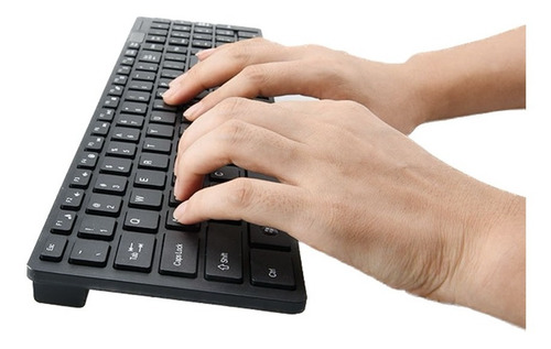 Pack Teclado De Computador Y Raton/mouse Inalambrico De Pila