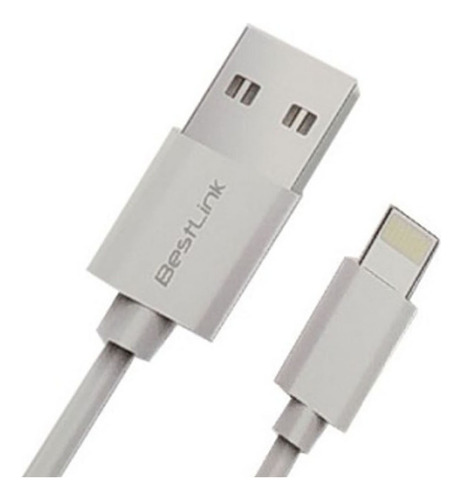 Cable Usb Para iPhone 5 / 6, iPod, iPad. Blanco. 1 Metro. Rc