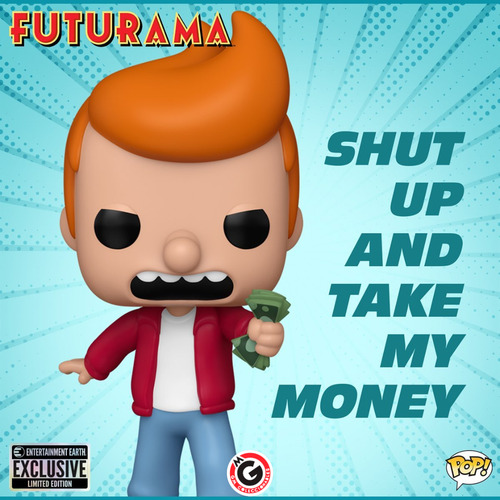 Funko Pop Philip J Fry Meme 1782 Ee Exclusive