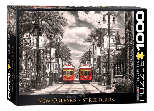 Puzzle 1000 Piezas New Orleans Streetcars - Eurographics