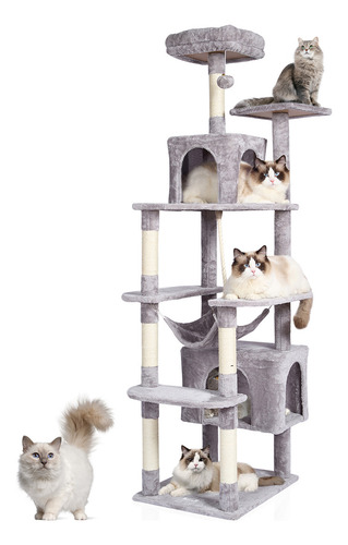 Vevor Feline Haven Torre De Escalada Interior Para Gatos De