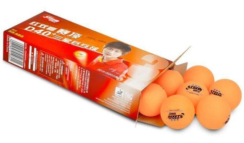 10 pelotas de tenis de mesa DHS 40+ Professional 3 Stars