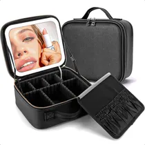 Comprar Cosmetiquero Con Espejo Organizador Led Cosmeticos Maleta Para Cosmeticos Arcashopping Organizador Cosmeticos Organizadores De Maquillaje Organizadores Maquillaje Organizador De Brochas