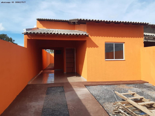Imagem 1 de 12 de Casa Para Venda Em Várzea Grande, Novo Mundo, 2 Dormitórios, 1 Suíte, 2 Banheiros, 2 Vagas - 468_1-1413826